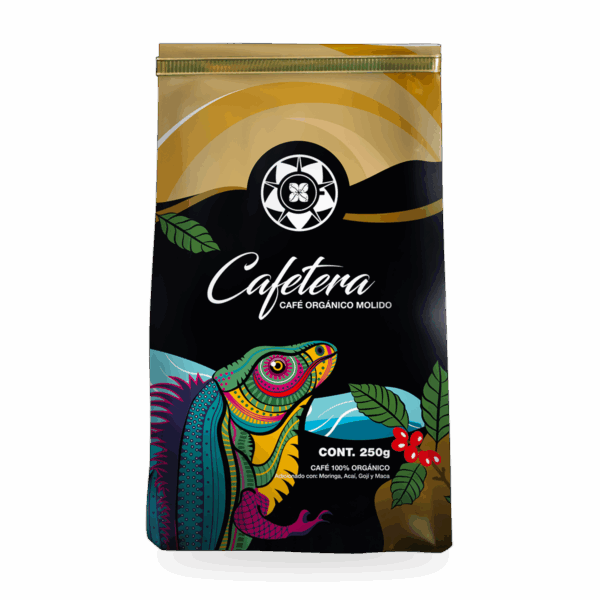 CAFETERA CAFÉ ORGÁNICO MOLIDO CON NUTRIENTES | 250g